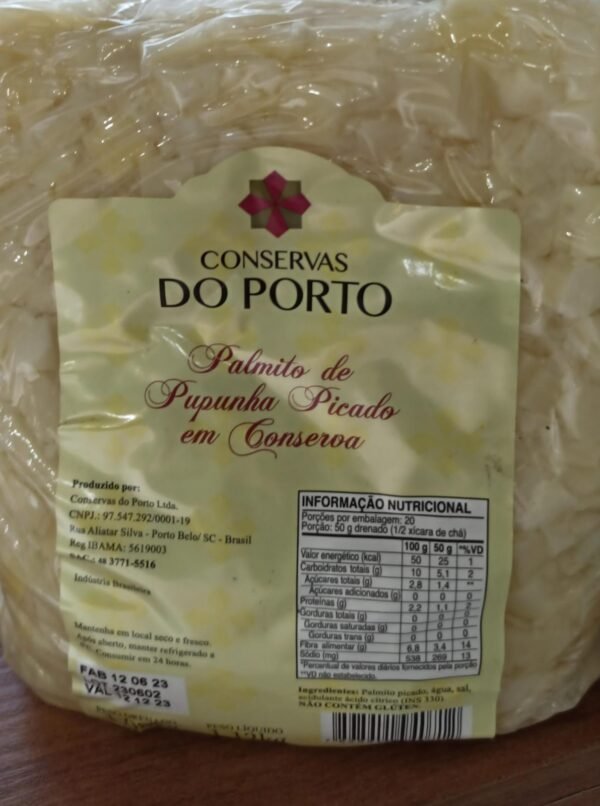 Palmito de Pupunha Picado Bag